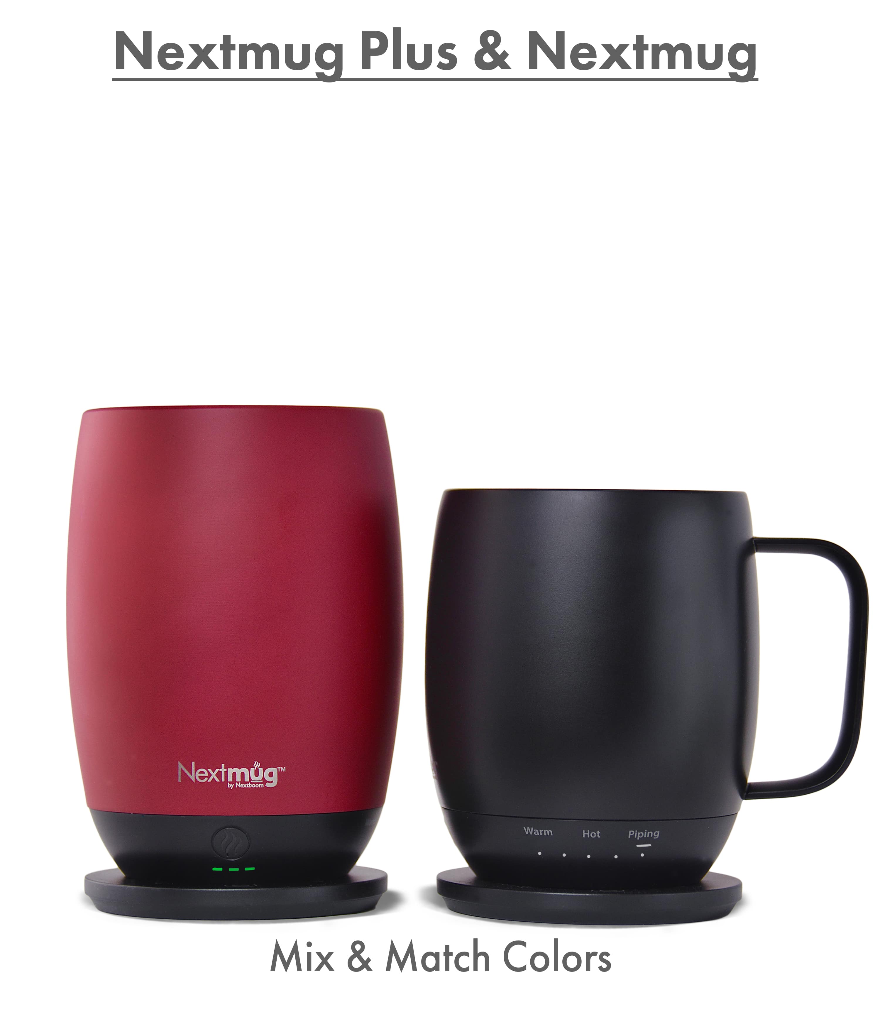 Nextmug Plus (18 oz.) & Nextmug (14 oz.) Bundle
