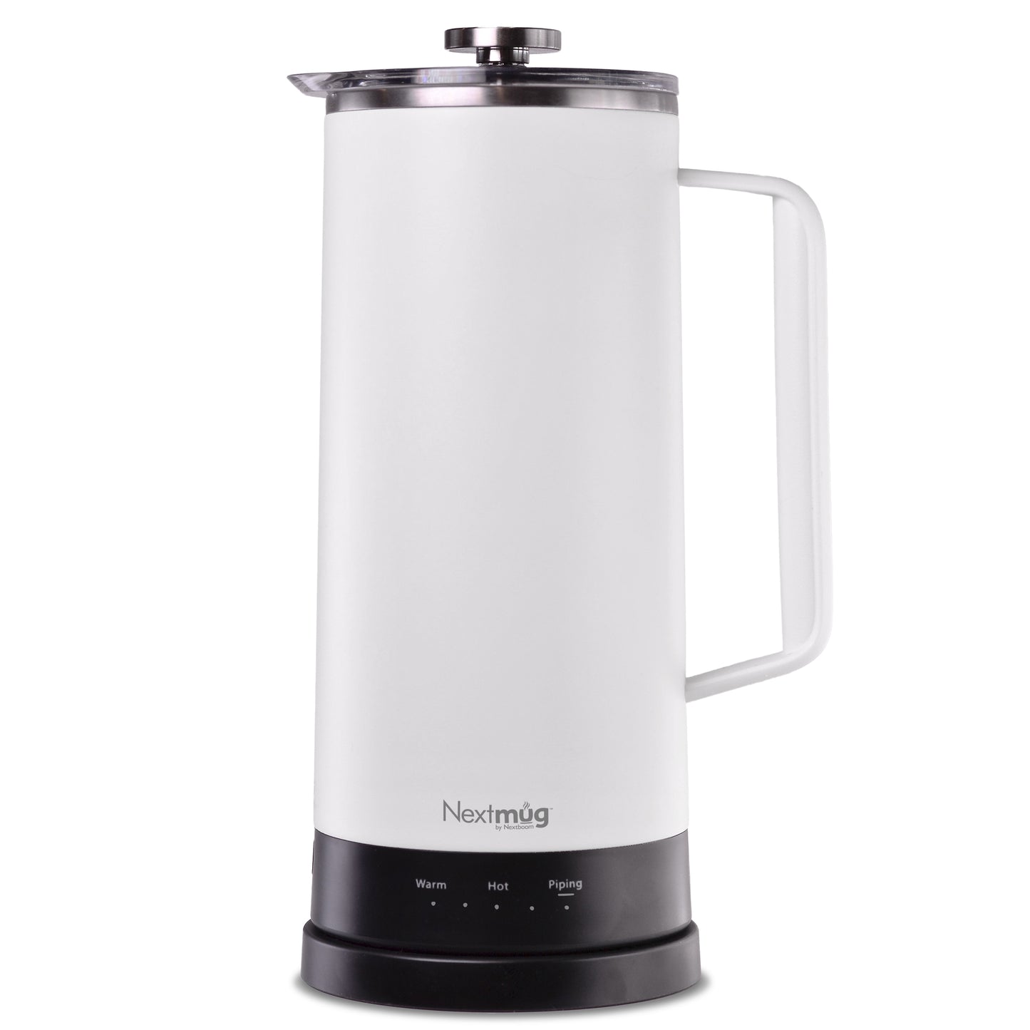 Nextmug French Press (40 oz.) - Temperature-Controlled, Self-Heating Precision French Press
