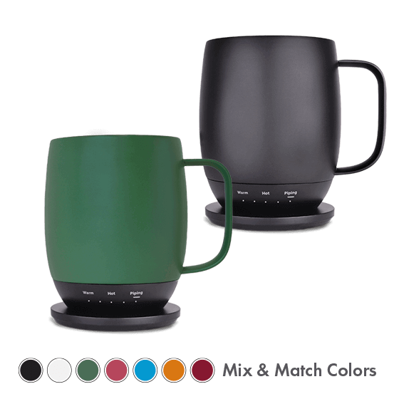 Nextmug - Temperature-Controlled, Self-Heating Coffee Mug (Sage - 14 oz.)