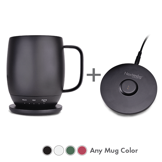 Nextmug - Temperature-Controlled, Self-Heating Coffee Mug (Sage - 14 oz.) 