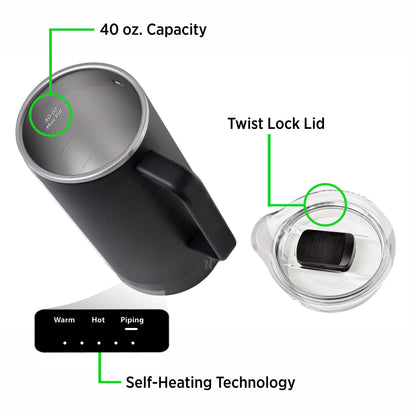 Nextmug Coffee Carafe (Black - 40 oz.)