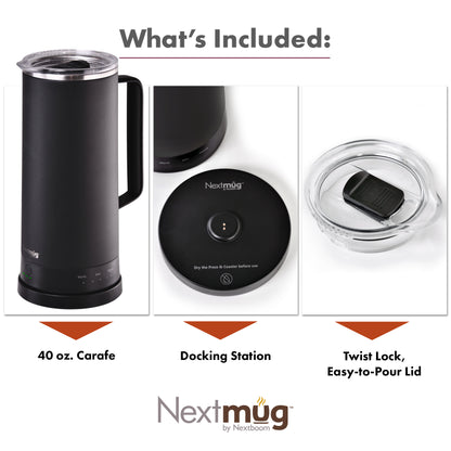 Nextmug Coffee Carafe (Black - 40 oz.)
