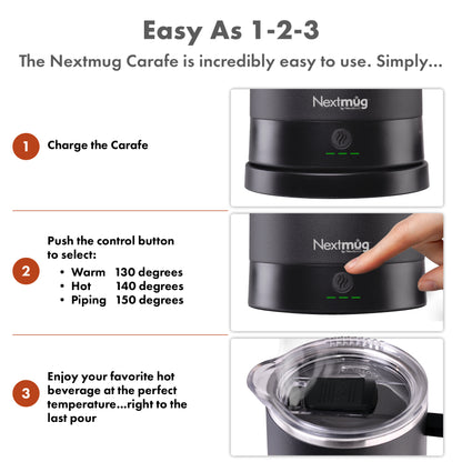 Nextmug Coffee Carafe (Black - 40 oz.)