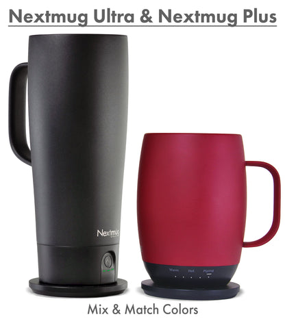 Nextmug Ultra (24 oz.) & Nextmug Plus (18 oz.) Bundle