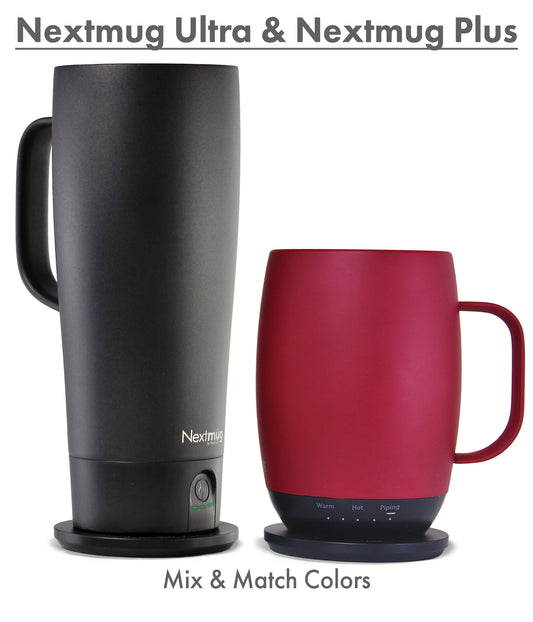Nextmug Ultra (24 oz.) & Nextmug Plus (18 oz.) Bundle