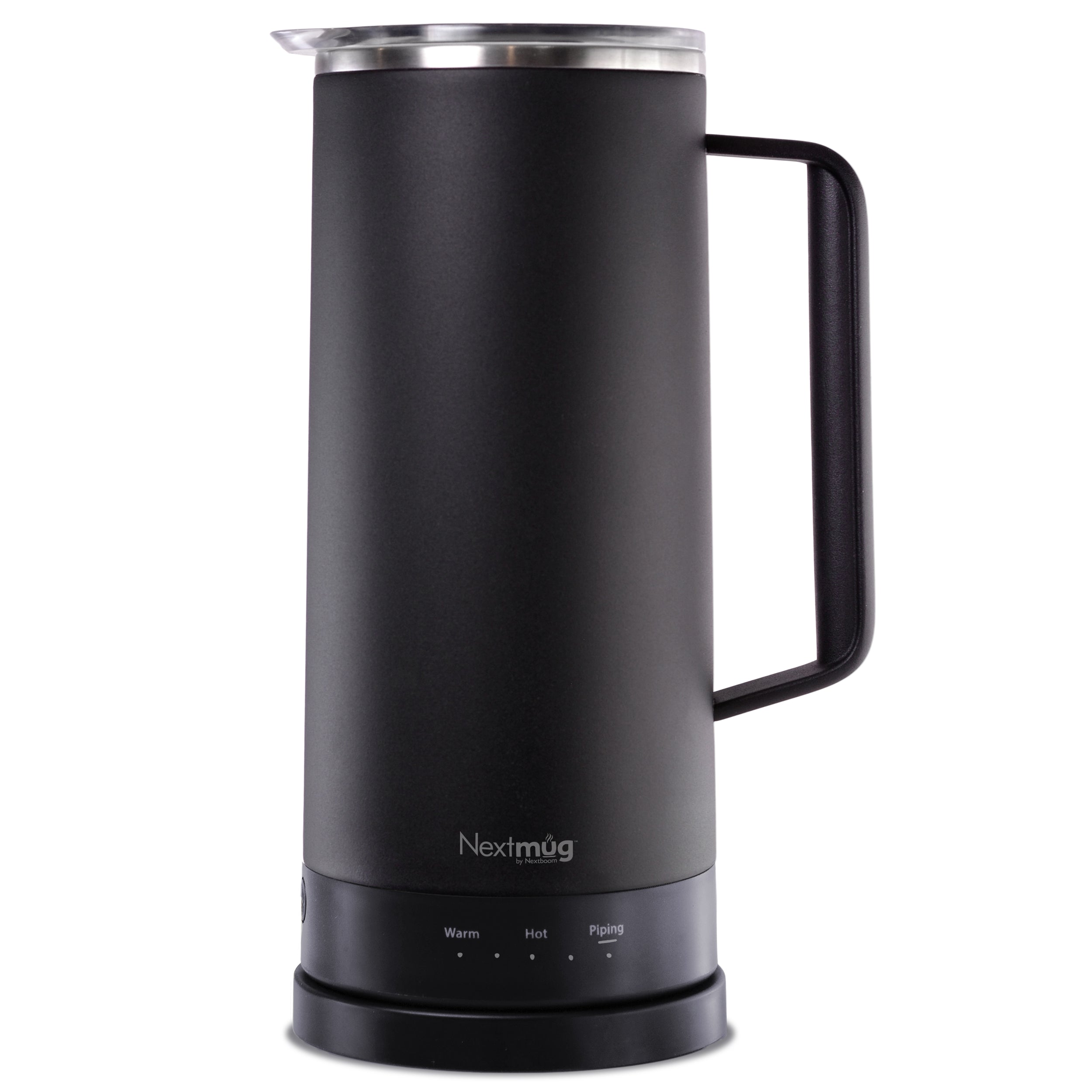 Nextmug Coffee Carafe (Black - 40 oz.) - Temperature-Controlled, Self-