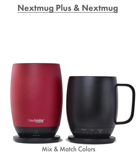 Nextmug Plus (18 oz.) & Nextmug (14 oz.) Bundle