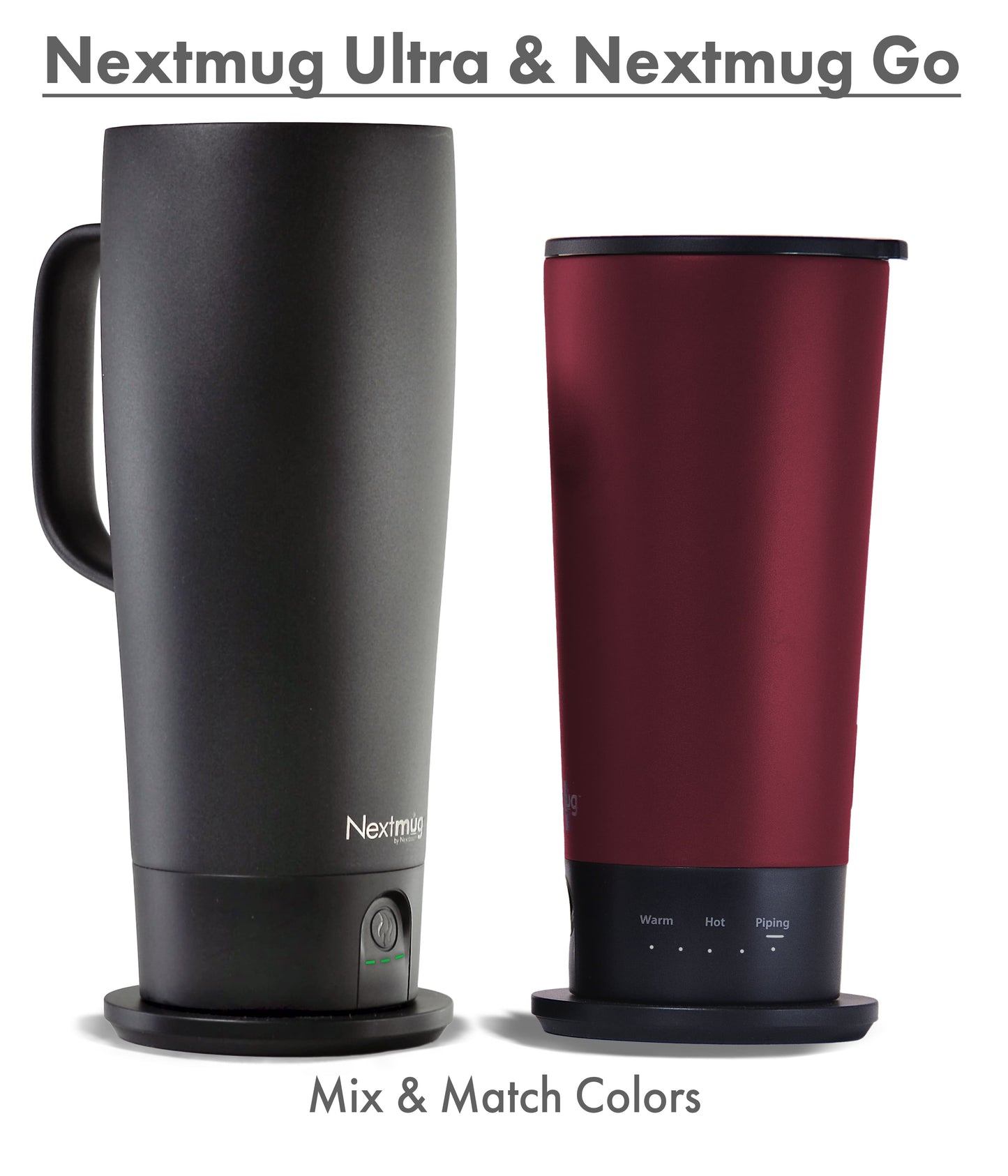 Nextmug Ultra (24 oz.) & Nextmug Go (16 oz.) Bundle