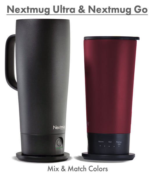 Nextmug Ultra (24 oz.) & Nextmug Go (16 oz.) Bundle