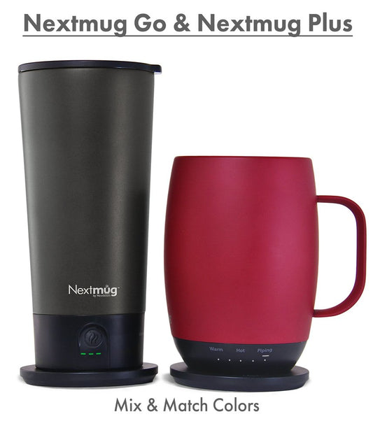 Nextmug Plus (18 oz.) & Nextmug Go (16 oz.) Bundle