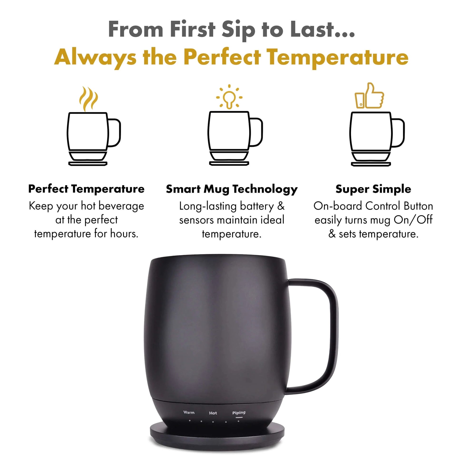 Ember Temperature Smart Mug 2 - 14 oz Black